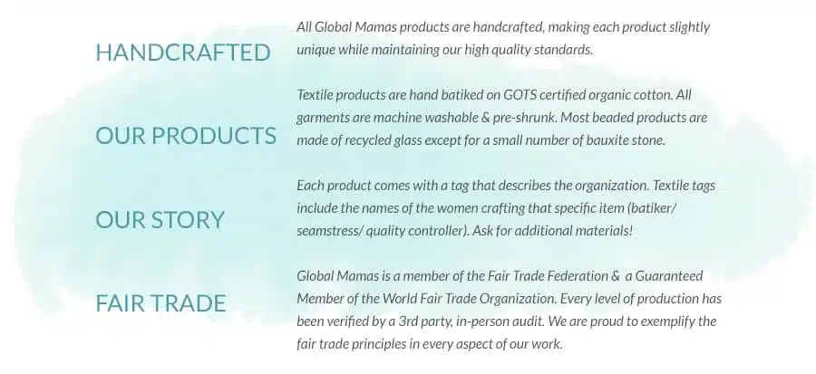 Global Mamas European Wholesale Partner Gabi Ludwig of handtrade