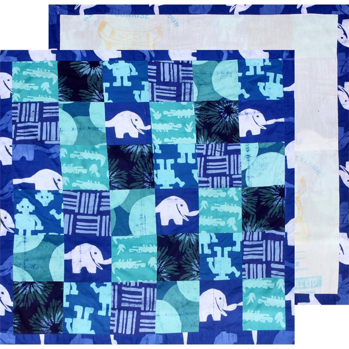 Baby Blanket: Assorted - Blue-Organic - Image 2
