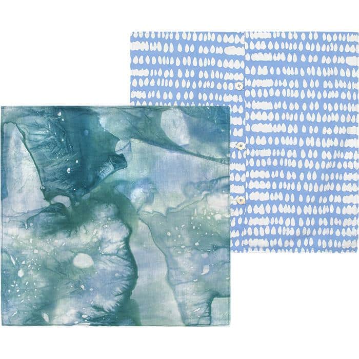 Kissenhülle: Watercolor-Olive, 2er Set