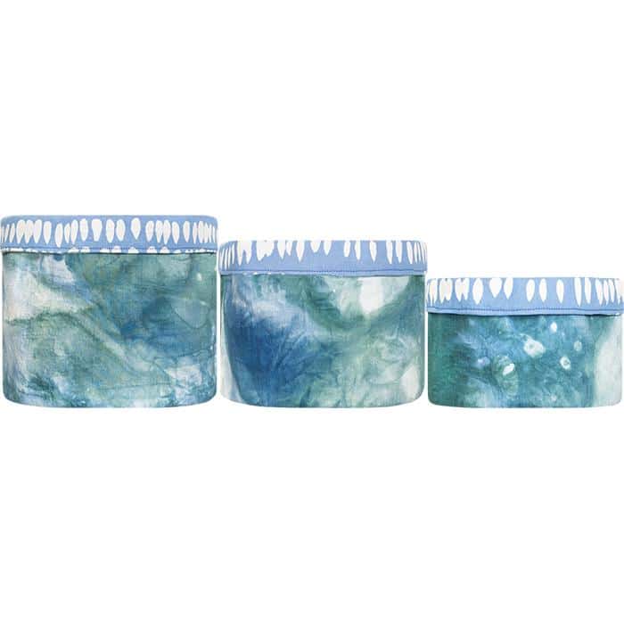Stackable Bins: Watercolor - Olive-Organic - Image 2