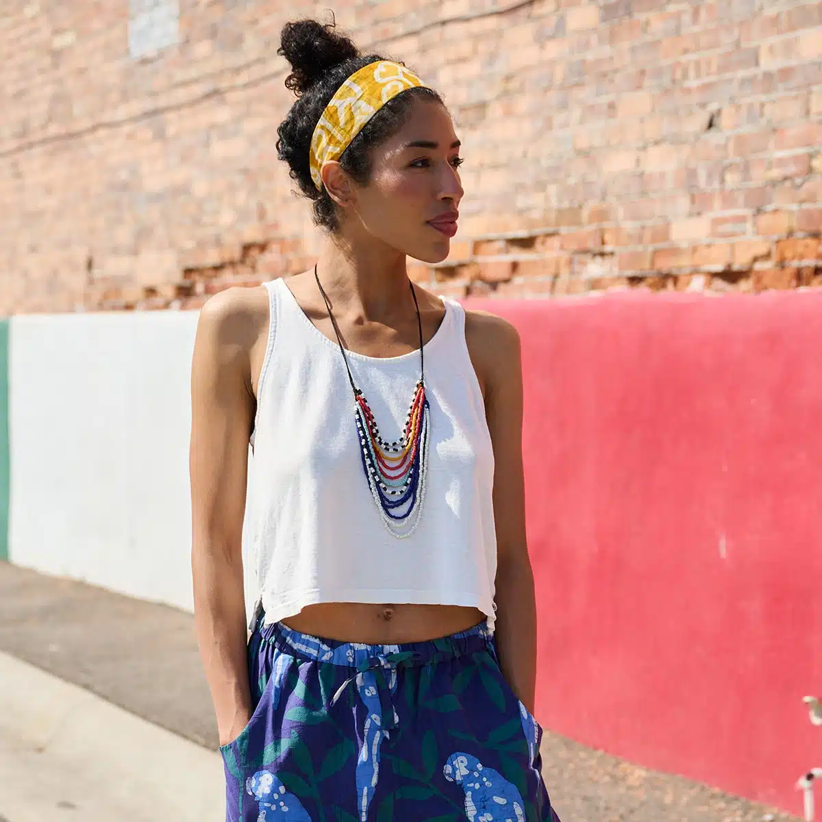 Women's Headband: Batik - Assorted - Image 2