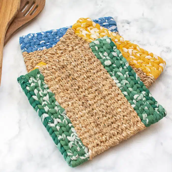 Trivet-Water Hyacinth: Sage-Organic