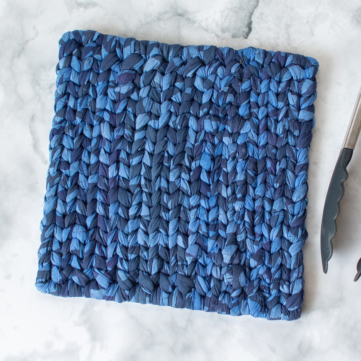 Trivet: Woven - Navy-Organic