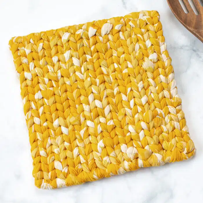 Trivet: Woven - Gold-Organic