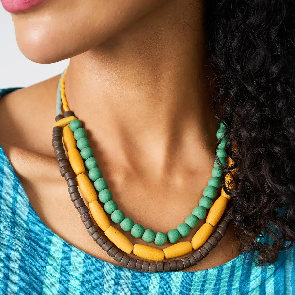 Manye: Necklace - Mustard