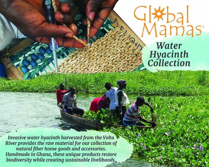 Trivet-Water Hyacinth: Black - Image 3