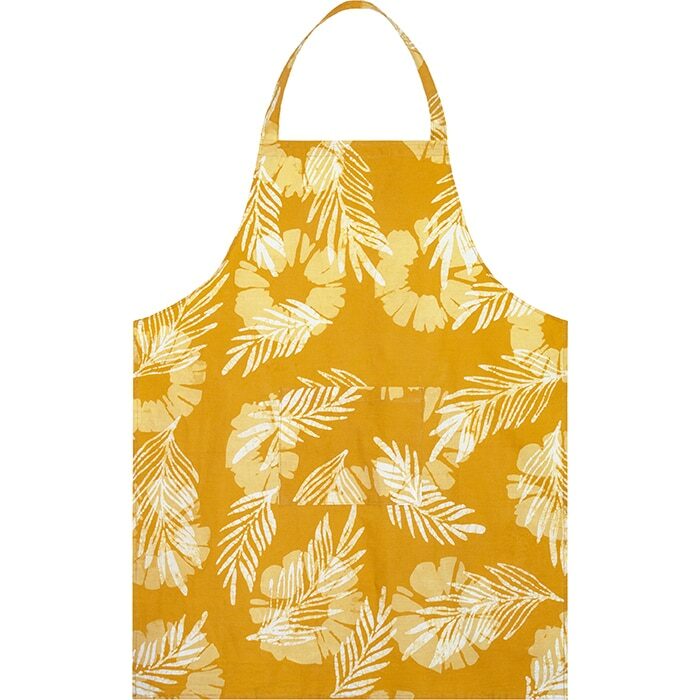 Apron Reversible: Palms-Harvest Gold