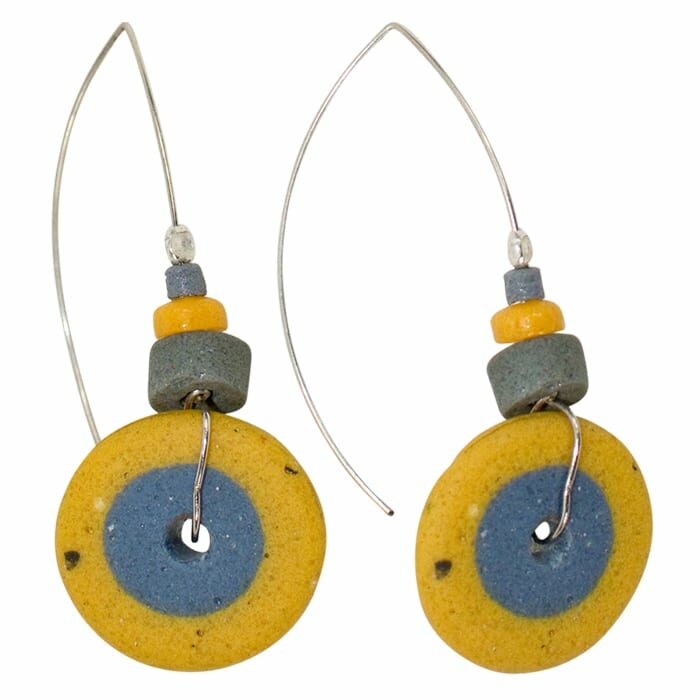 Mod: Earrings - Mustard