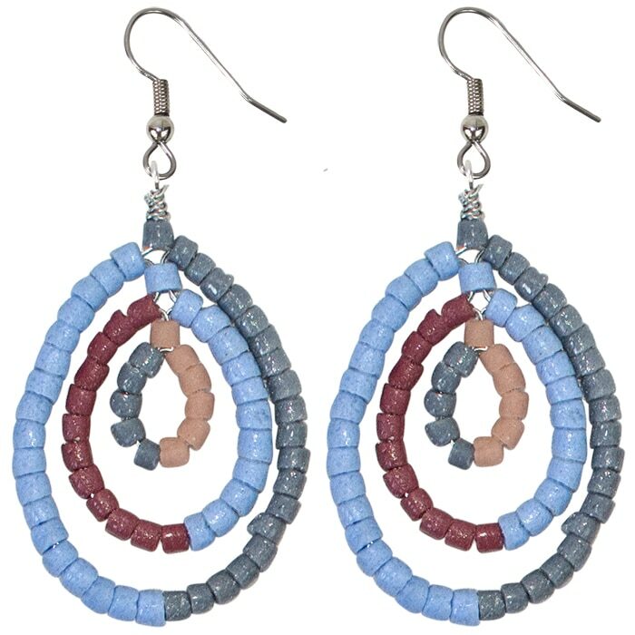 Azonto: Earrings - Rose