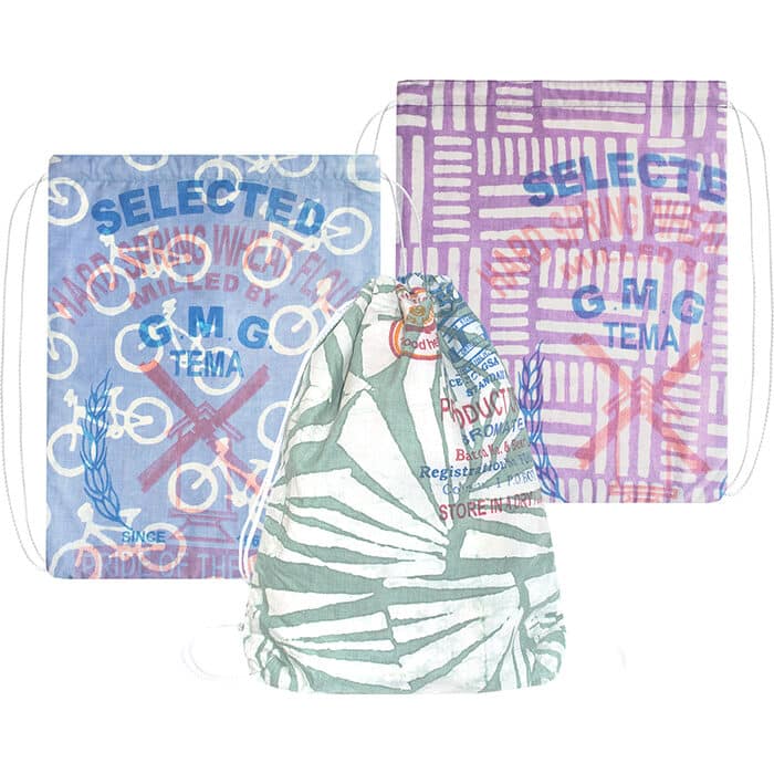 Eco Drawstring Bag: Flour Sack - Assorted