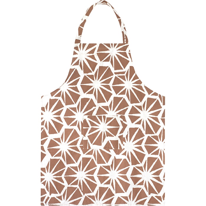 Apron Reversible: Tiles - Brown-Organic