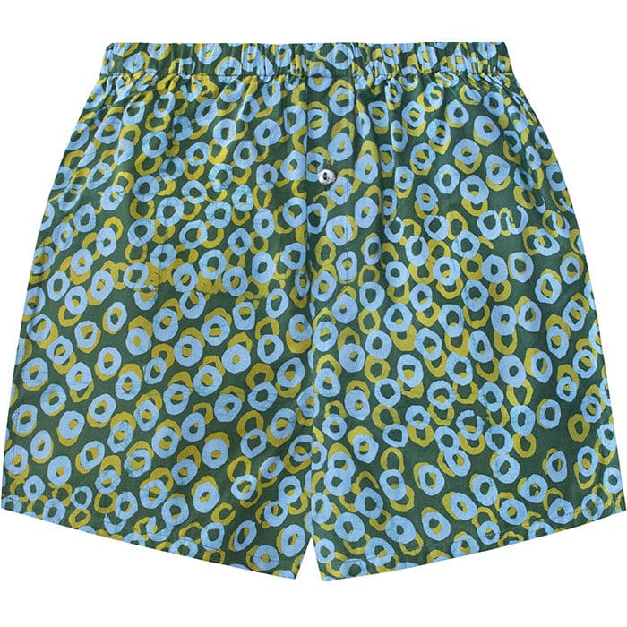Boxers: Rings - Green-Organic