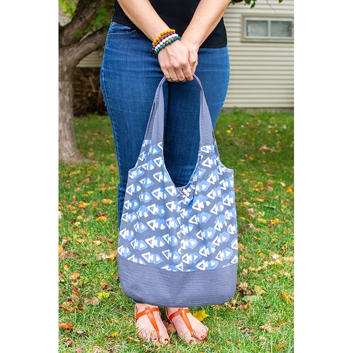 Bucket Bag: Tiles - Olive-Organic - Image 2