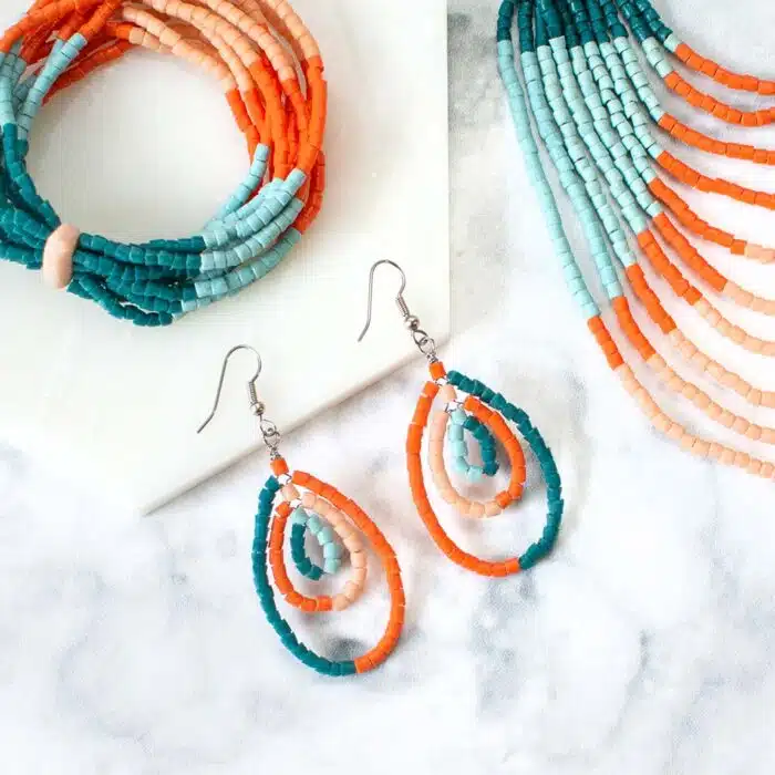 Azonto: Earrings - Melon