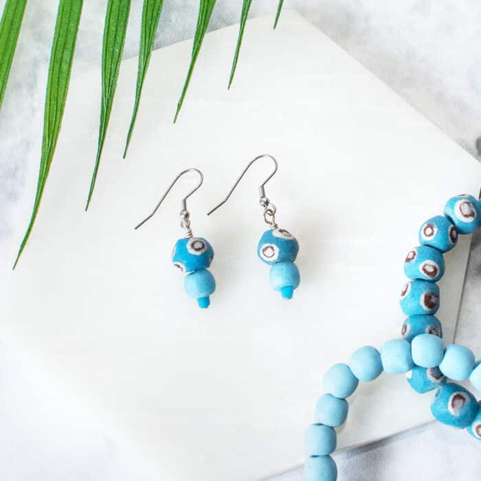 Carousel: Earrings - Light Blue
