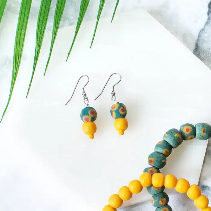 Carousel: Earrings - Mustard