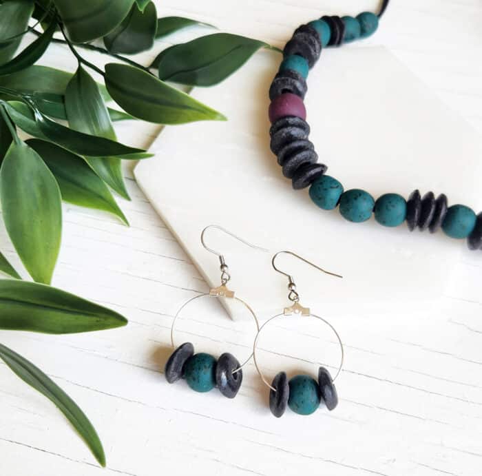Makola: Earrings - Teal
