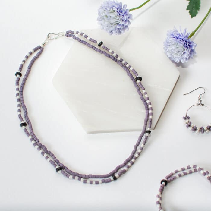 Drift: Necklace - Purple