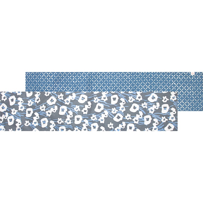 Table Runner-Short: Painted Floral - Charcoal-Organic