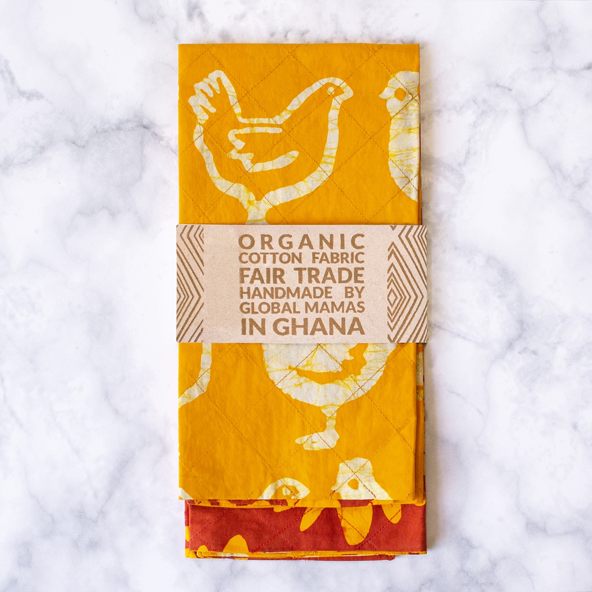 Tea Towels: Sunflower - Red-Organic - Image 5