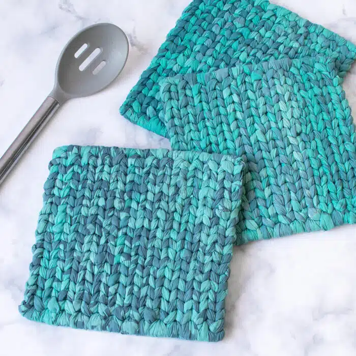 Trivet: Woven - Sea Glass-Organic
