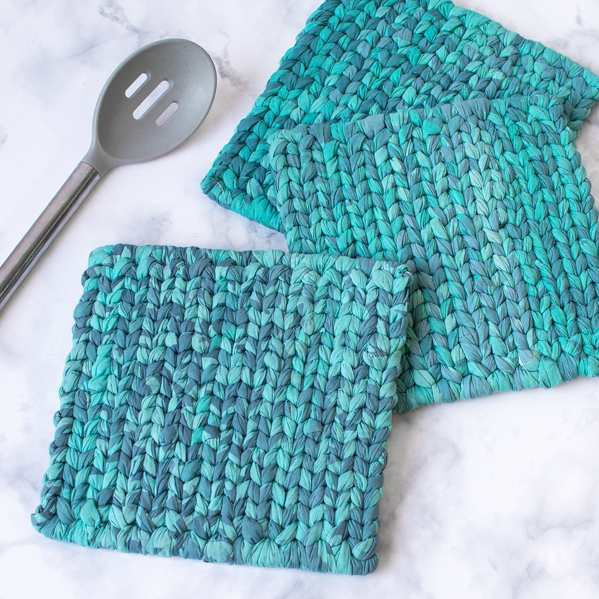 Trivet: Woven - Sea Glass-Organic