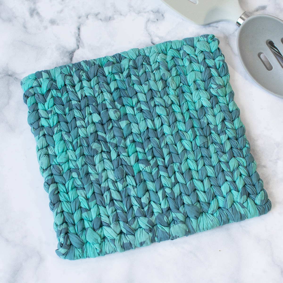 Trivet: Woven - Sea Glass-Organic - Image 2