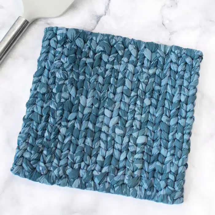 Trivet: Woven - Teal-Organic
