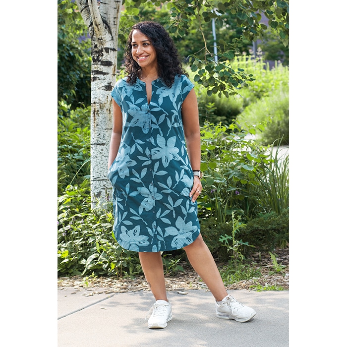 Harbor Dress: Blossom-Shadow - Image 2