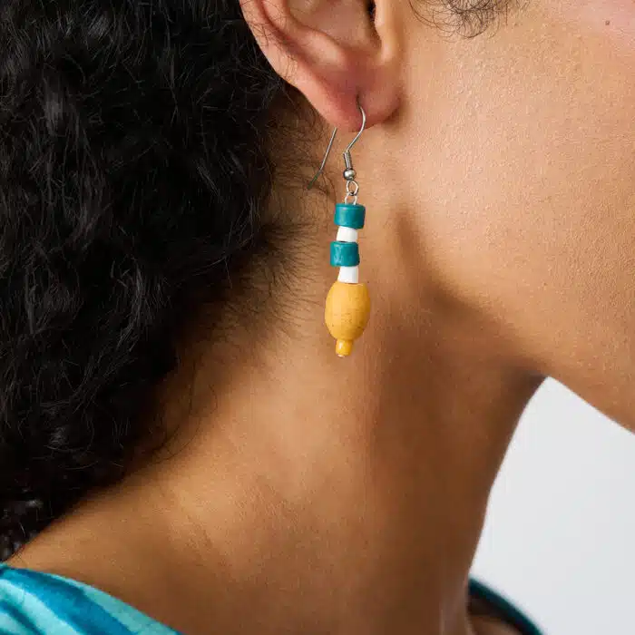 Kalahari: Earrings - Mustard