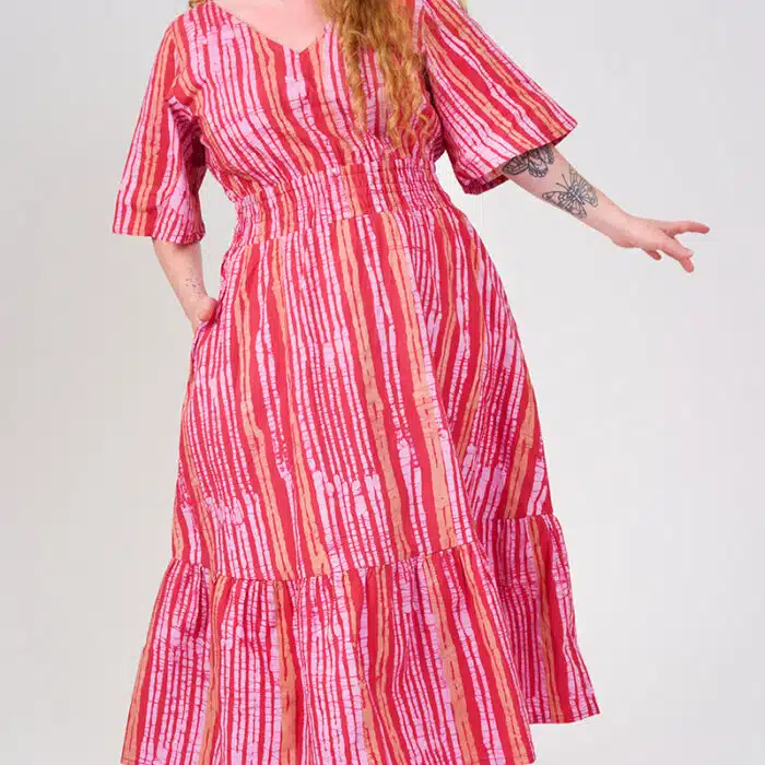 Bay Dress: Reeds-Melon