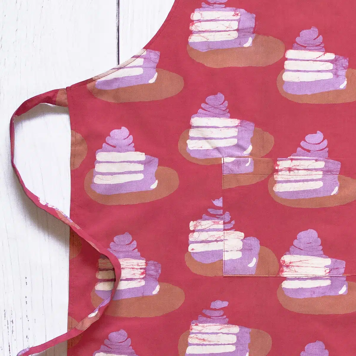 Apron Reversible: Cakes - Melon-Organic - Image 2