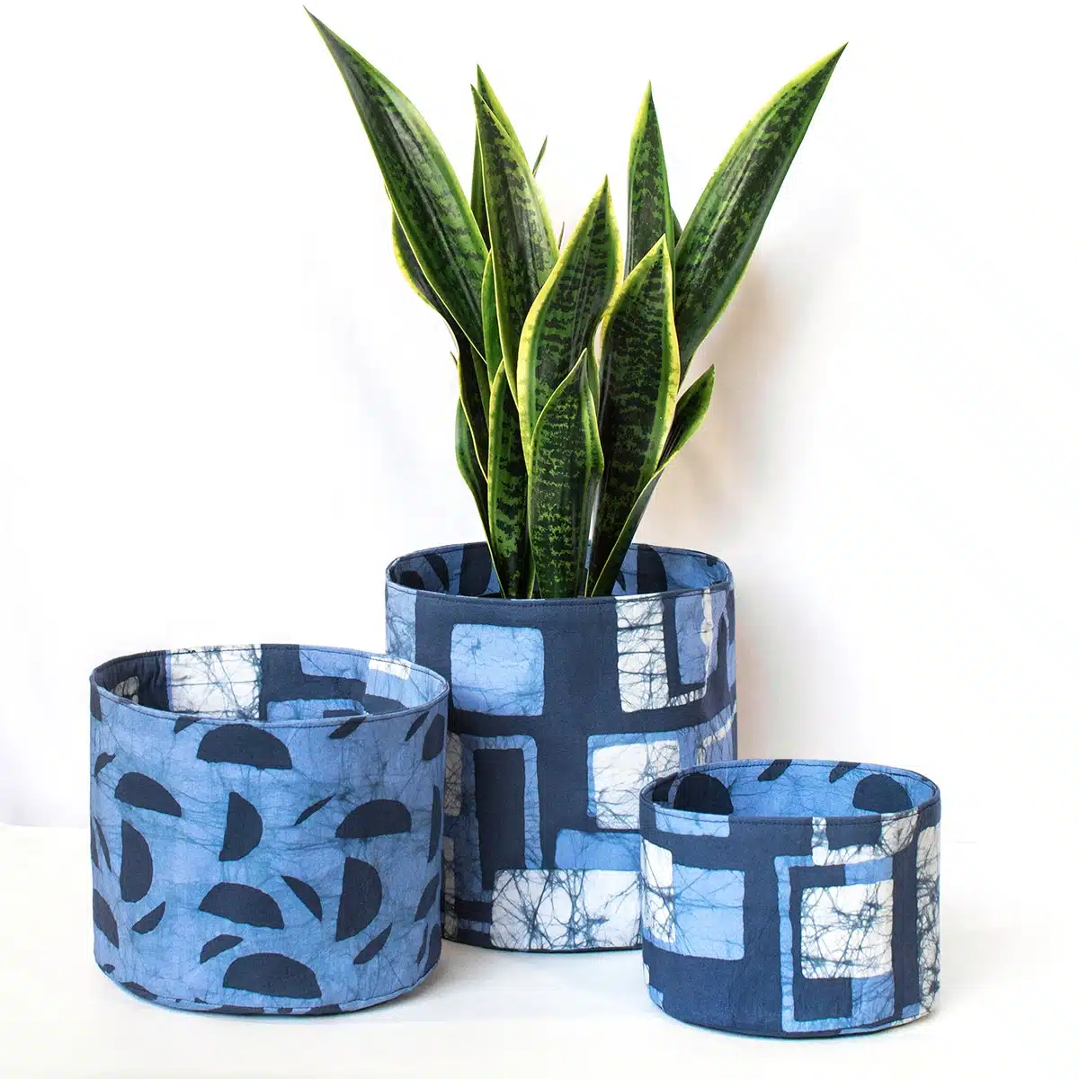 Stackable Bins: Blocks - Navy-Organic - Image 2