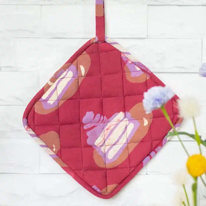 Pot Holder: Cakes - Melon-Organic