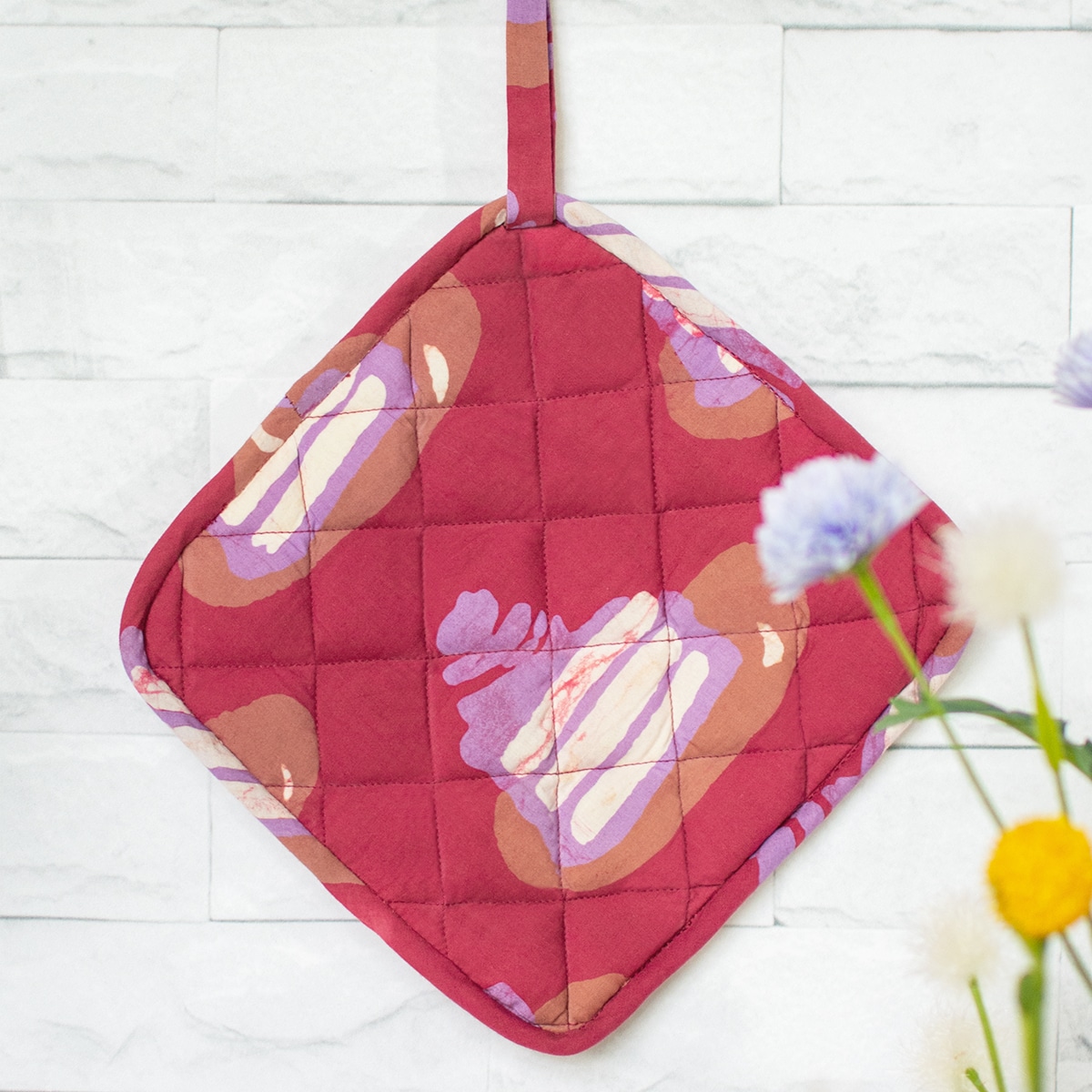 Pot Holder: Cakes - Melon-Organic