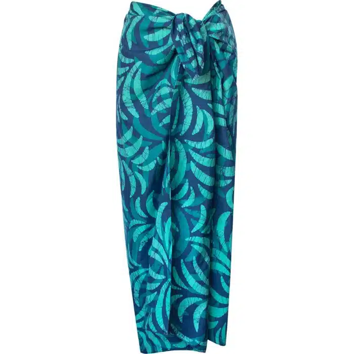 Sarong: Ferns - Navy-Organic