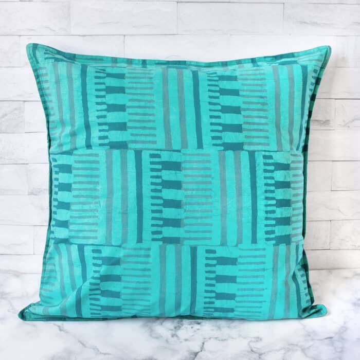 Kissenhülle: Kenten-Teal, 2er Set