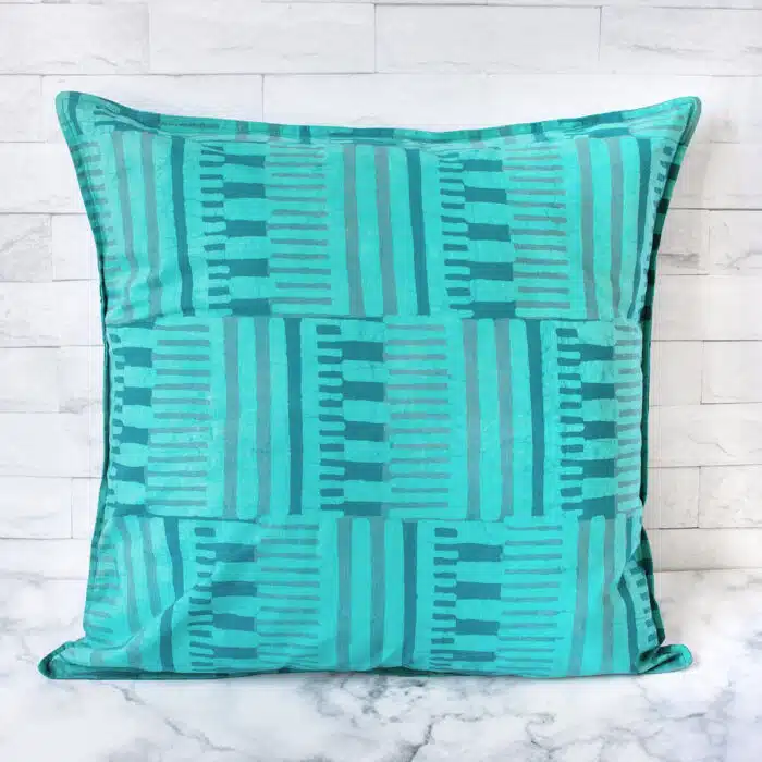 Kissenhülle: Kenten-Teal, 2er Set